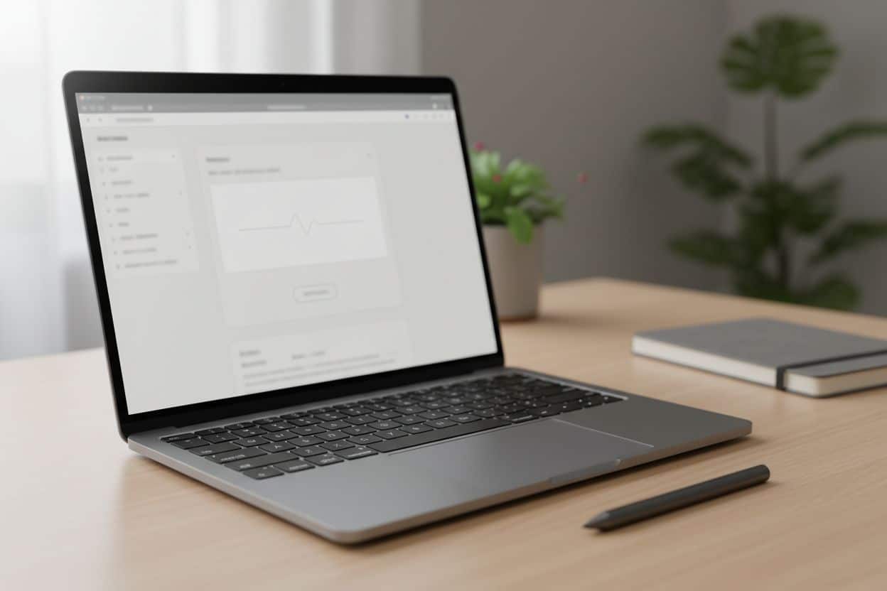 Ecran d'un pc portable
